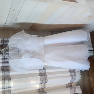 Nu Angel pretty white girls special occassion  dress